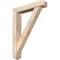 Ekena Millwork Traditional Arts and Crafts Smooth Bracket w/ Offset Brace, Douglas Fir, 5 1/2"W x 28"D x 36"H BKT0604X28X36TRA03SDF - alternate 1